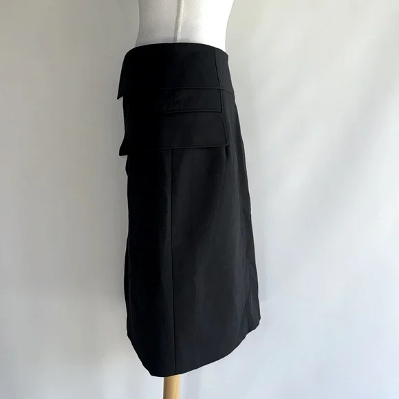 Tibi Snap Front A-Line Cargo Skirt - sz 8